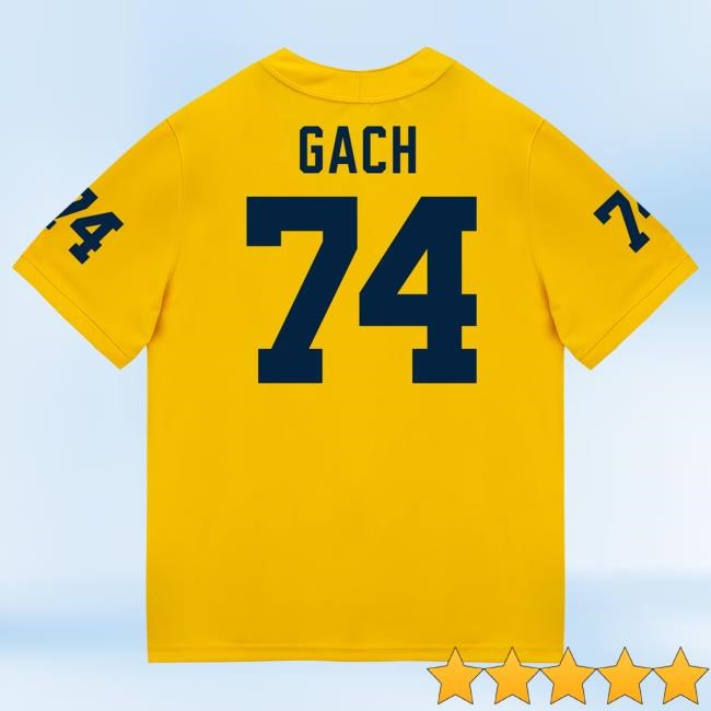 Michigan Wolverines #75 Kaden Strayhorn Student Athlete Maize Football Jersey Shirts The M Den Shop Official