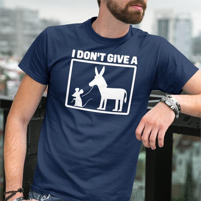 Ladyvhs I Don't Give A Rats Donkey Tee