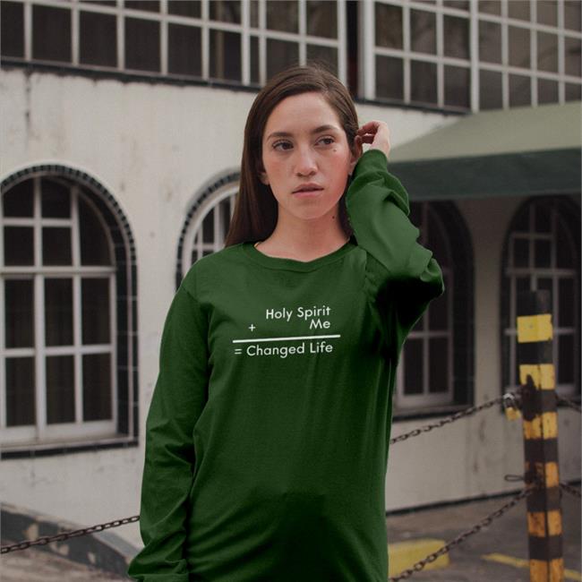 Wonolepanaogomi Holy Spirit Me Changed Life Sweatshirt Inioluwa