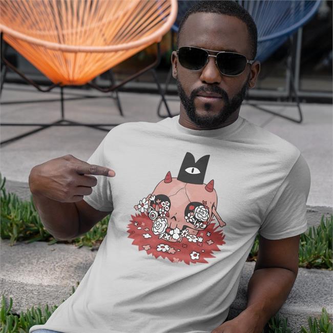 Cult Of The Lamb Merch Devolver Digital Store Cult Of The Lamb Floral Skull Shirt