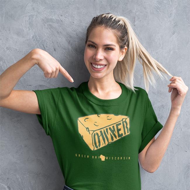 Green Bay Wisconsin Cheesehead Owner Shirt Campeche Collective Merch