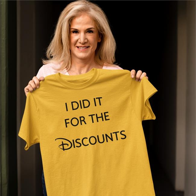 Joey Jones I Did It For The Discounts Tee Shirt Joey Jones I Did It For The Discounts Tee