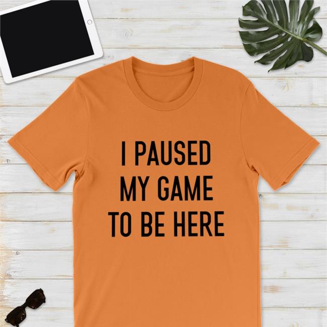 Nikola Jokic I Paused My Game Toe Here Shirt Denver Nuggets Bishop