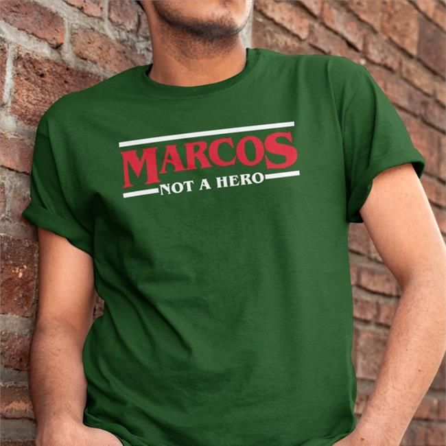 Marcos Not A Hero Hoodie Marcos Not A Hero Tee