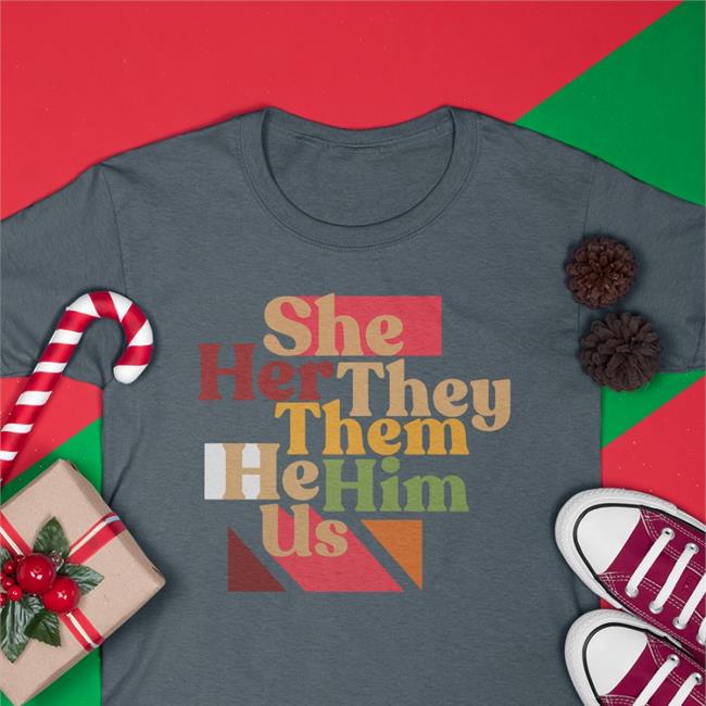 Libs Of Tiktok She Her They Them He Him Us Classic Hoodie Shirt Red Libsoftiktok