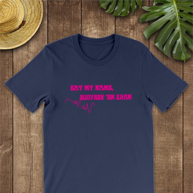 NickiMinaj Say My Name Make Me Nervous Classic TShirt Black Big Jefe Thekevojefe