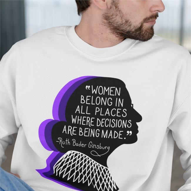 Emywinst Women Belong In All Places Where Decisions Are Being Made Shirt Emily Winston