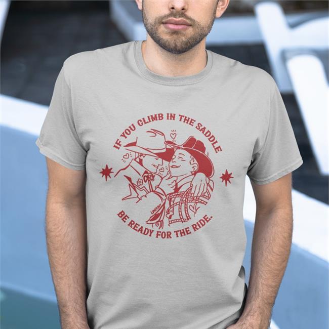 Noah If You Climb In The Saddle Be Ready For The Ride White Sweatshirt Original NoahDeaArt