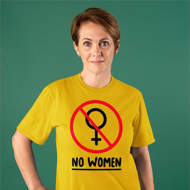 Female Gender No Women Tee Shirt