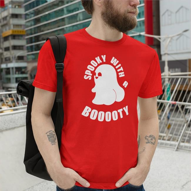 Top BaphoMat Auryn Spooky With A Booooty Shirt