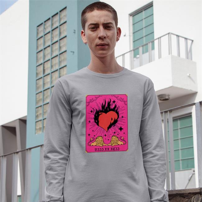 Burning Heart Shirt New