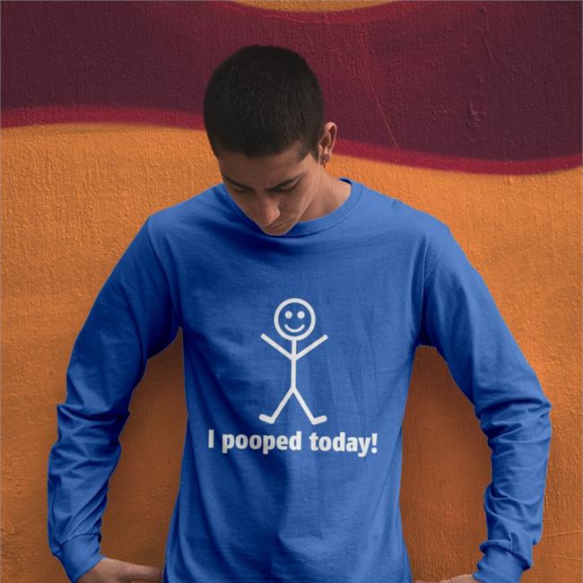Weird Thrift Store Shirts Merch I Pooped Today Tee Shirt