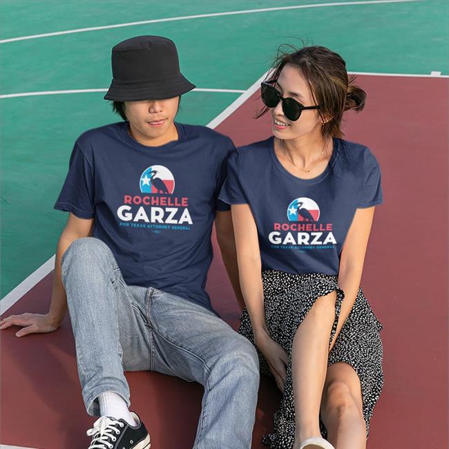 Rochelle Garza For Texas Attorney General Navy Tri-Colored Hoodie Rochelle Garza For Texas Merch