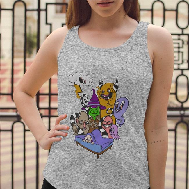 Bunker Branding Monsters Under My Bed Tank Top