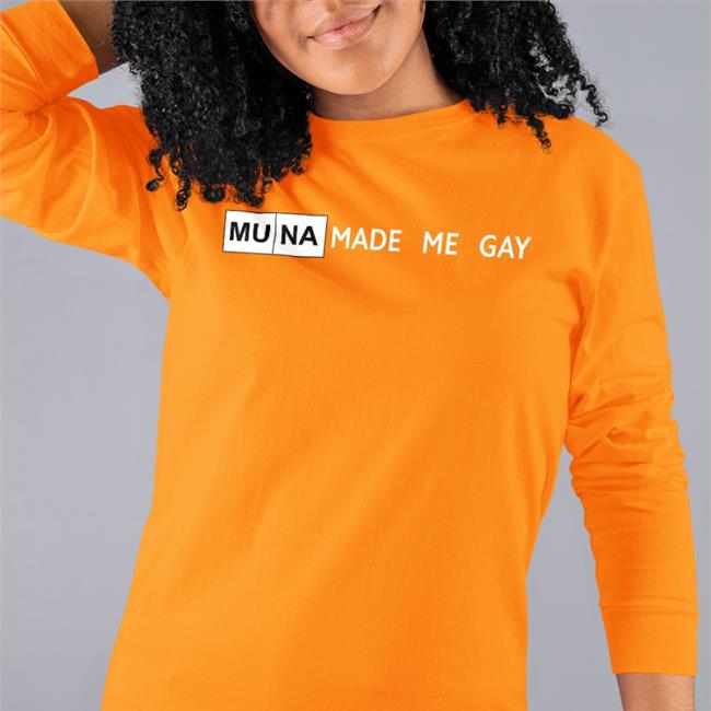 Jeff Heimbrock Muna Made Me Gay Tee WhereisMUNA