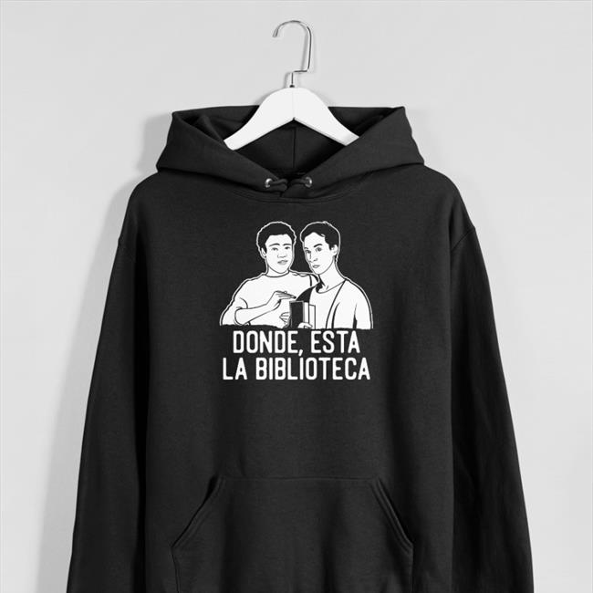 Donde Esta La Biblioteca Shirts Black