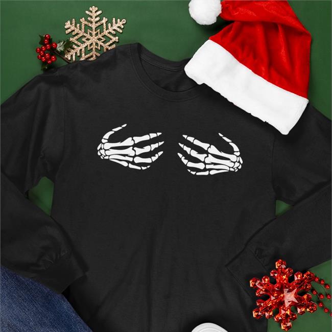 Chicks Skeleton Hands T Shirt Barstool Sports