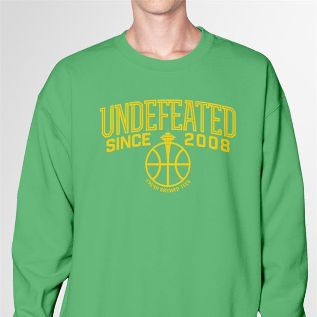 Rob Perez Undefeated Since 2008 Crewneck Sweatshirt Fresh Brewed Tees