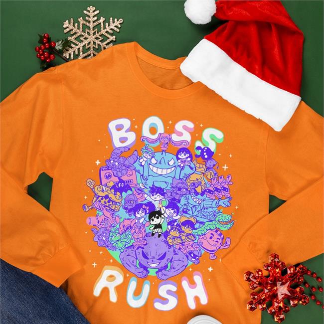 Omori Boss Rush Long Sleeve Shirt Omocat Shop