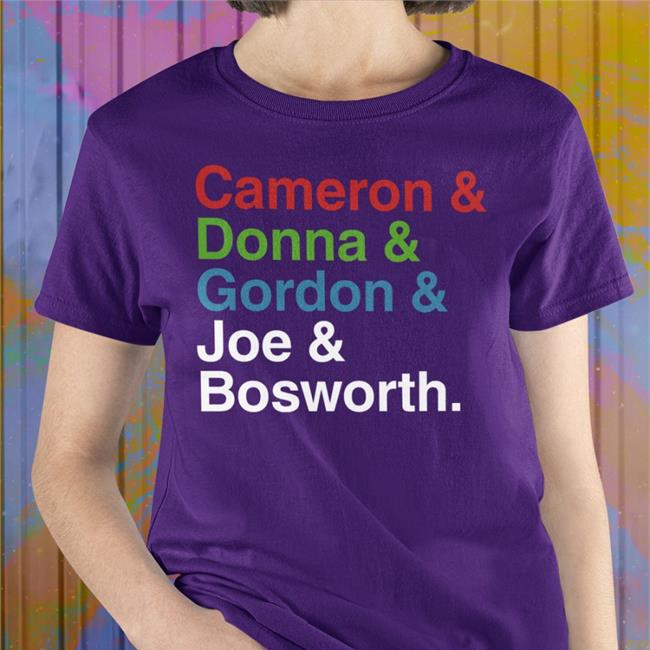 Mina Kimes Cameron & Donna & Gordon & Joe & Bosworth T Shirts Black