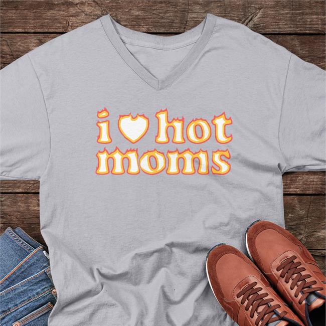 I Heart Hot Moms Flame T Shirt Dannyduncan69 Danny Duncan Merchandise