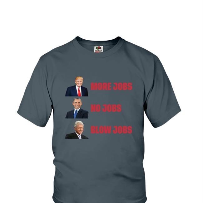 The Good Liars More Jobs No Jobs Blow Jobs Classic TShirts Black Thegoodliars