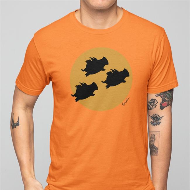 When Pigs Fly Across The Moon By Sandra Boynton New Shirt Zazzle Shop