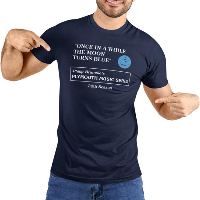 Once In A While The Moon Turns Blue Tee Shirt