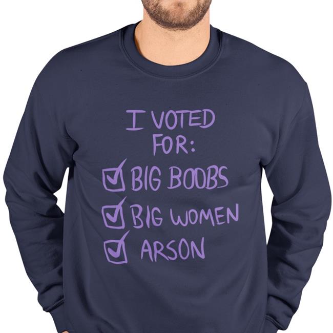 Nerdy Reindeer I Voted For Big Boors Big Women Arson Tank Top