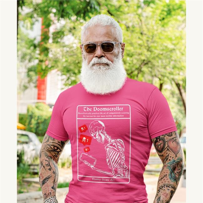 The Doomscroller Tee Shirt Vanity Scare Art Shop