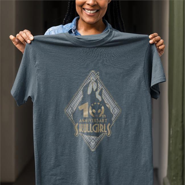 Eighty Sixed Skullgirls 10Th Anniversary T Shirt Black