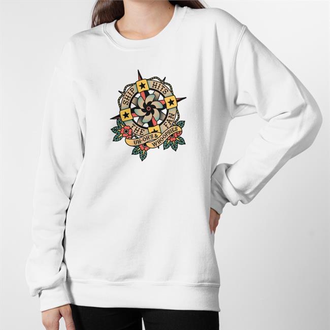 Ship Hits The Fan Tattoo Hooded Sweatshirt