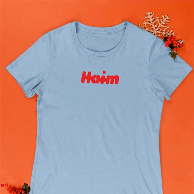 Maya In Wearing A Haim Shirt