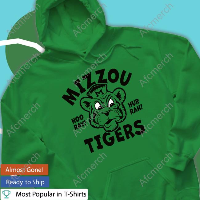 Official Homefiel Merch Mizzou Tigers Hooray Hurrah Tee