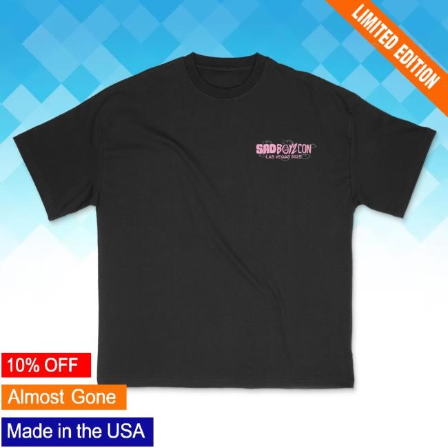 Official Sad Boyz Merch Sad Boyz Dragon Cloud Tshirt Black - Pink Print