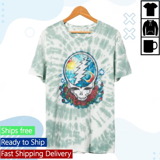 Official Junk Food Apparel Clothing Store Shop Junkfoodclothing Grateful Dead Sun Moon Vintage Tie Dye Top Shirt