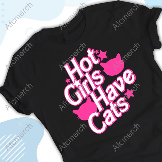 Official Cats Being Weird Little Guys Hot Girls Have Cats Tee