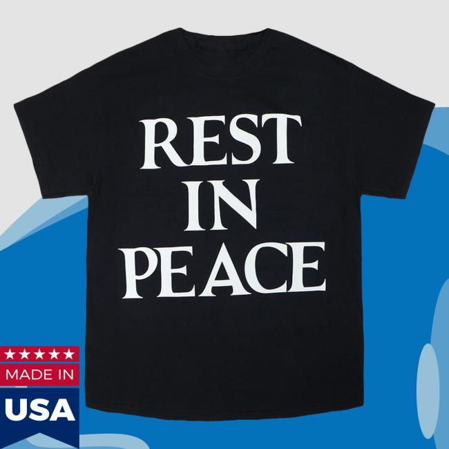 Official Playboi Carti Merch Playboi Carti Die Lit Tour Rest In Peace Rip 180119 Rip 150118 Tee Shirt Black PlayboiCarti Clothing Shop Store