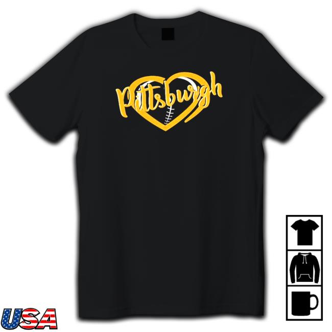 I Love Pittsburgh Steeler Football Sweatshirt