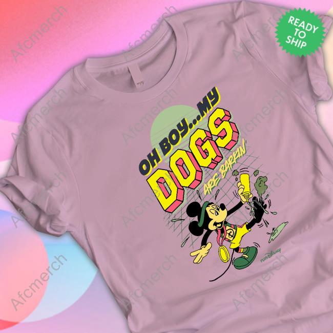 RunDisney Expo Mickey Oh Boy My Dogs Are Barking Limited Edition Hoodie