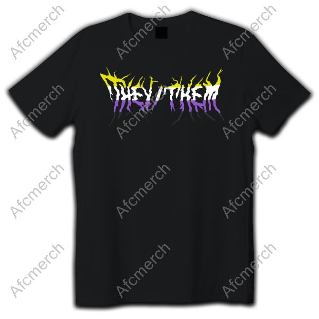 They/Them Metal New Tee