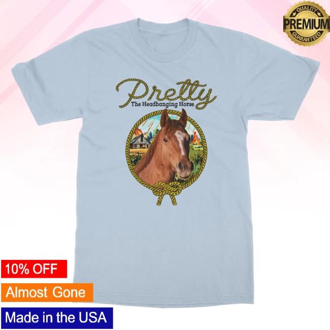 Official IndieMerchstore Pretty the Head-Banging Horse "Gift Shop" Tee