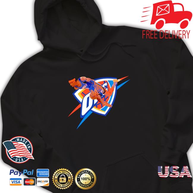 Oklahoma City Thunder Shai Gilgeous-Alexander In Action Tee