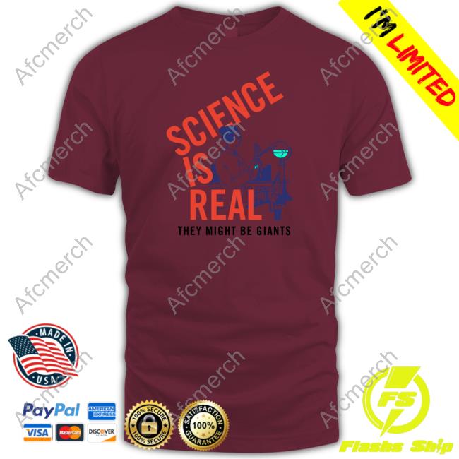 Official Science Is Real They Might Be Giants Tee Shirt