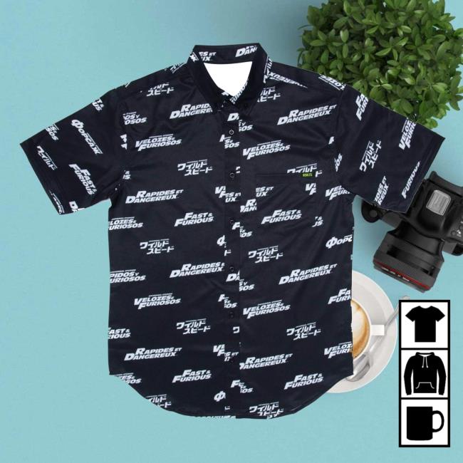 Fast & Furious "International Speed" Hawaiian Shirt