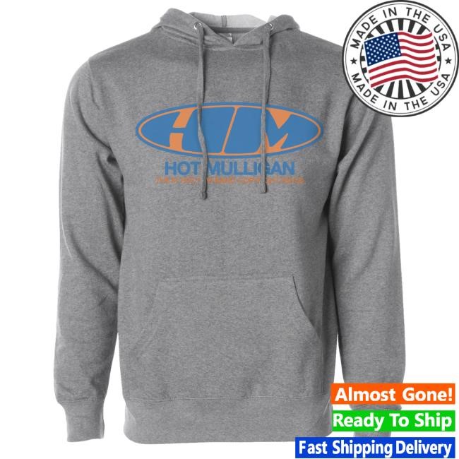 Oval Logo Grey Pullover Hoodie Hot Mulligan