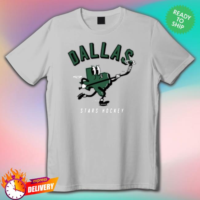 Premium Dallas Stars Hockey Grey State Skate Long Sleeve Shirt