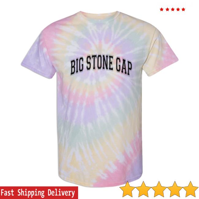 Official Hometown Apparel Clothing Merch Big Stone Gap Virginia Varsity Tie-Dye T-Shirts Tie Dye Hazy Rainbow
