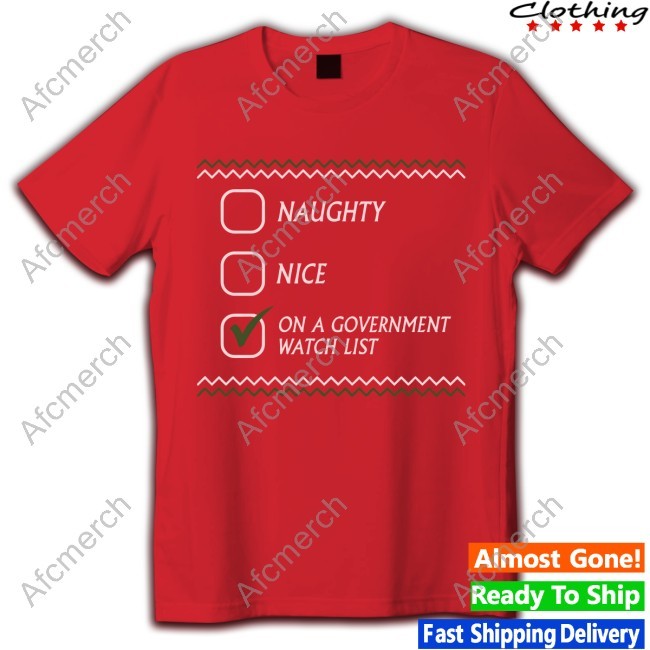 On a Government Watch List New Tee