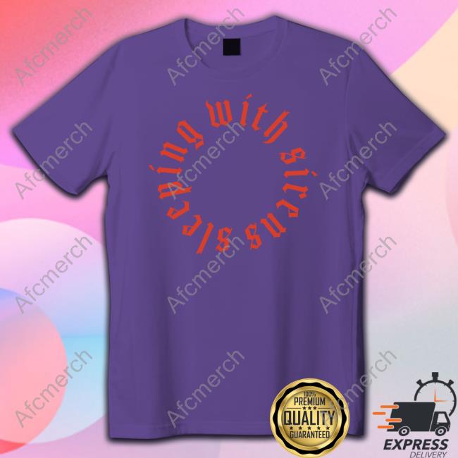 Sleeping With Sirens Merch Sleeping With Sirens Circle Logo Black Hooded Sweatshirt